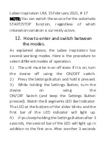 Preview for 17 page of Labex INSPIRATION ELECTROLARYNX User Manual