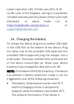 Preview for 20 page of Labex INSPIRATION ELECTROLARYNX User Manual