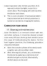 Preview for 21 page of Labex INSPIRATION ELECTROLARYNX User Manual