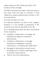 Preview for 26 page of Labex INSPIRATION ELECTROLARYNX User Manual