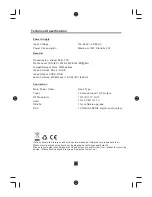 Preview for 23 page of Labgear FV400 Instruction Manual