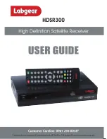 Labgear HDSR300 User Manual preview