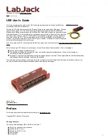 LabJack UE9 User Manual preview