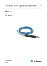 Labkotec idOil-OIL Installation And Operating Instructions Manual preview