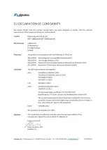 Preview for 14 page of Labkotec SET-1000 12 VDC Installation And Operating Instructions Manual