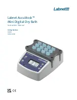 Preview for 1 page of Labnet Accublock D0100 Instruction Manual