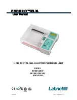 Preview for 1 page of Labnet ENDURO GEL XL E0160 User Manual