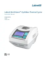 Labnet MultiGene OptiMax Thermal Cycler Instruction Manual предпросмотр