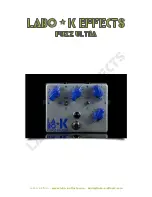 Labo K Effects Fuzz Ultra Manual предпросмотр