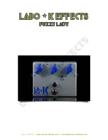 Предварительный просмотр 1 страницы Labo K Effects Fuzzy Lady Manual