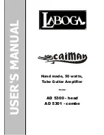 Preview for 1 page of Laboga AD 5300 User Manual