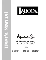 Предварительный просмотр 1 страницы Laboga Alligator AD 5202 Twin User Manual