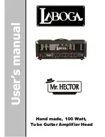 Preview for 1 page of Laboga Mr.Hector User Manual