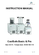 Preview for 3 page of LaboGene CoolSafe Basic 110-4 Instruction Manual