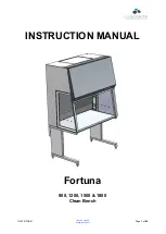 LaboGene Fortuna 1200 Instruction Manual предпросмотр