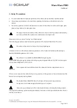 Preview for 8 page of LaboGene SCANLAF M-1200 User Manual