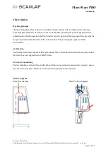 Предварительный просмотр 9 страницы LaboGene SCANLAF M-1200 User Manual