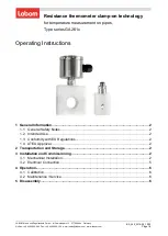 Preview for 1 page of Labom GA261 Series Operating Instructions Manual