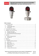 Labom PASCAL CS Operating Instructions Manual предпросмотр