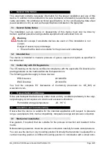 Preview for 2 page of Labom PASCAL CS21 0 Series Operating Instructions Manual