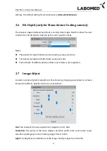 Preview for 15 page of Labomed Pixel Pro 3.2 User Manual