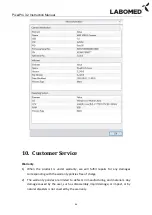 Preview for 65 page of Labomed Pixel Pro 3.2 User Manual