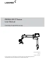 Labomed PRIMA DNT Trainer User Manual preview
