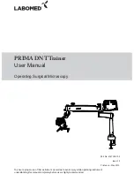 Preview for 1 page of Labomed PRIMA DNT Trainer User Manual