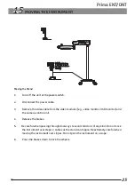 Предварительный просмотр 25 страницы Labomed PRIMA ENT User Manual