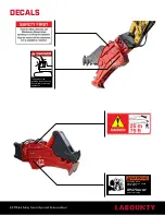 Предварительный просмотр 6 страницы Labounty MRP Series Safety, Operation & Maintenance