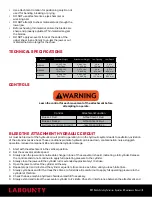 Предварительный просмотр 13 страницы Labounty MRP Series Safety, Operation & Maintenance