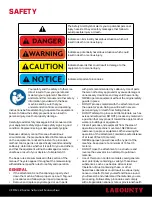 Preview for 4 page of Labounty MRX Series Safety, Operation & Maintenance