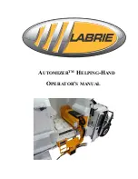 Preview for 3 page of Labrie AUTOMIZER HELPING-HAND Operator'S Manual