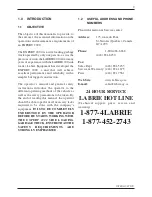 Preview for 9 page of Labrie EXPERT 2000 2002 Operator'S Manual