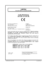 Preview for 8 page of LABTEC ECO static User Manual