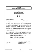 Preview for 11 page of LABTEC LabModul 240 Com User Manual