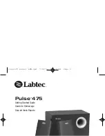 LABTEC Pulse 475 Getting Started Manual предпросмотр