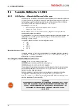 Preview for 42 page of Labtech LT-4500 Instructions For Use Manual