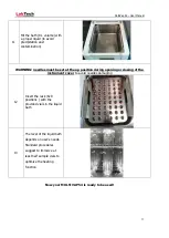 Предварительный просмотр 11 страницы Labtech MultiVap 54 User Manual