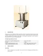 Preview for 2 page of labtest SIEVE SHAKER 300MM Instruction Manual