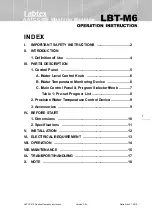 Preview for 3 page of Labtex LBT-M6 Operation Instruction Manual