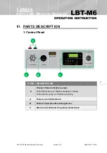 Preview for 7 page of Labtex LBT-M6 Operation Instruction Manual