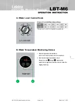 Предварительный просмотр 8 страницы Labtex LBT-M6 Operation Instruction Manual