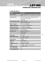 Preview for 13 page of Labtex LBT-M6 Operation Instruction Manual