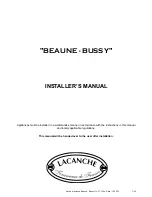 Предварительный просмотр 7 страницы Lacanche BEAUNE Manual