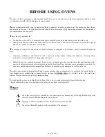 Preview for 7 page of Lacanche GAS SURFACE BURNERS User Manual