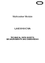 Предварительный просмотр 3 страницы Lacanche LAE 010 CVA Manual