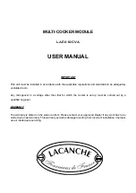 Предварительный просмотр 11 страницы Lacanche LAE 010 CVA Manual