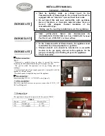 Preview for 10 page of Lacanche Vougeot - Volnay Installer Manual