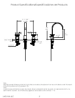 Preview for 2 page of Lacava 5062UN Owner'S Manual